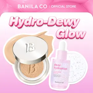 [NEW] BANILA CO Glow Prep Duo | Dear Hydration Crystal Glow Essence & Covericious Ultimate Cover Cushion | Hydrating Glow Essence + Long-Wear Cushion Foundation for Smooth, Radiant Skin