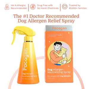 PACAGEN Dog Allergen Neutralizing Spray for Home Use - Neutralizes Dog Allergens on Contact - Allergist Recommended