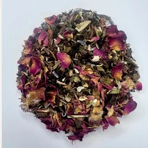 Celestial Stillness Tea - Crown Chakra - Sahasrara - Thousand Petals - Organic - Herbal Tea For Spiritual Unity - Oneness - with Lavender,