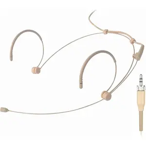 Microphone Headset Headworn Earset Over Ear Hanging Mic for Sennheiser Wireless System Bodypack Transmitter, Ideal for Lectures,