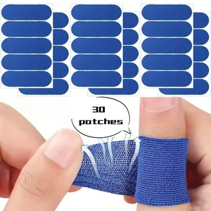  30Pcs Elastic Finger Protection Tape, Bowling Thumb Support Anti-Friction Bandage, Sports Finger Guard Stickers
