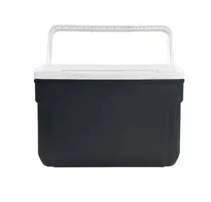 Gray 10 Qt 14-Can Hard-Sided Portable Cooler