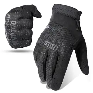 Lightweight Outdoor Sports Full Finger Gloves, Touchscreen Breathable Flexible Camping Hiking Cycling Fishing Gear