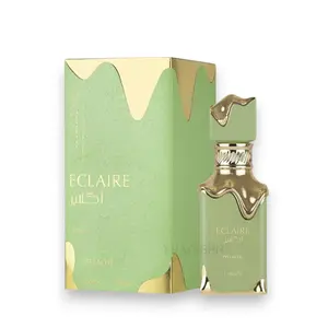 Lattafa | Eclaire | Pistache | Eau De Parfum | Unisex Fragrance | 100 ML - 3.4 fl oz | Pistachio Cream - Whipped Cream & Vanilla Notes