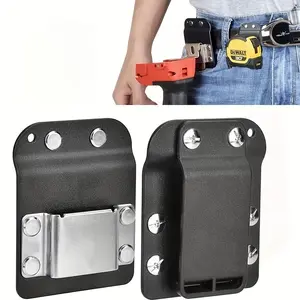 Tape Measure Holder Belt Clip, Tool Belt Hook Tape Bag, Fits 2 Inch Belt, Portable Tool Storage, Tool Organizer, Construction Home Renovation