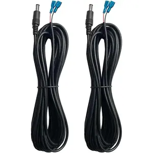 2 count Trail Camera Power Cord,4.0x1.7mm DC External Power  Compatible with Tactacam Reveal X XB SK,Wise Eye,Covert Cameras, Snyper Cameras, etc. 4.0x1.7mm DC Plug Trail  Camera