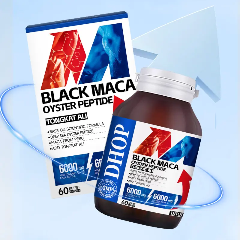 DHOP Black Maca Oyster Ali Capsules - Men's Energy Support