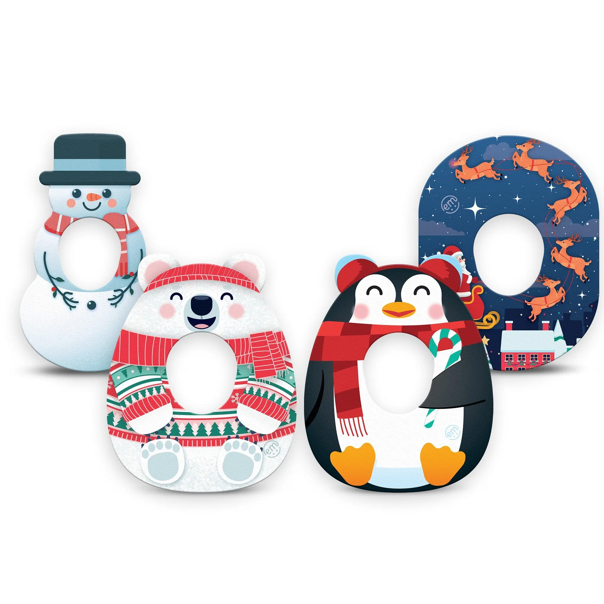 Jingle All the Way Variety Pack Dexcom G7 and Stelo Tape