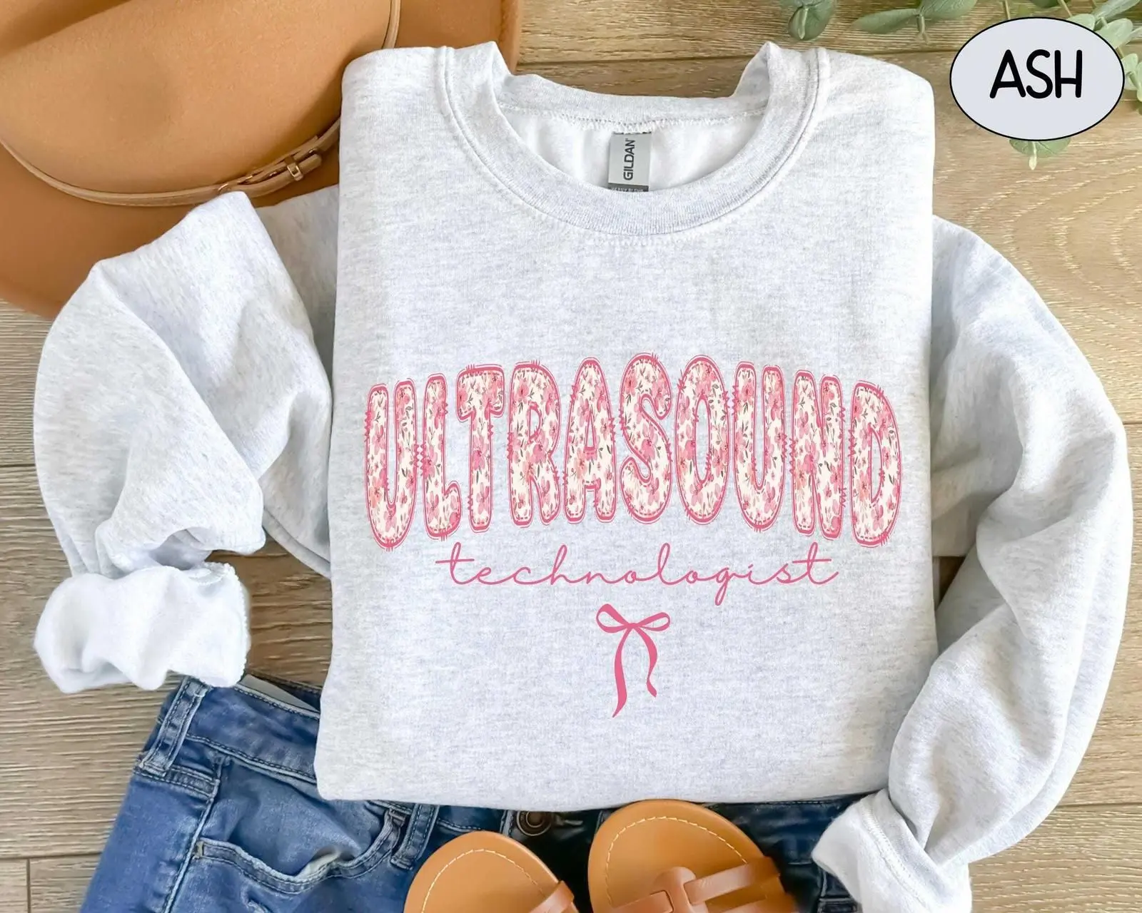 Ultrasound Technologist Sweatshirt, Cute Ultrasound Tech Crewneck, Sonographer Graphic Top, Sonography Student Graduation Shirt, Cozy Gift For Future Techs