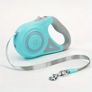 Glow-in-Dark Retractable Dog Leash! 3M/5M Auto-Lock • Anti-Tangle for All Breeds