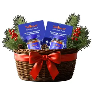 The Realief Christmas Wellness Bundle 2 Jar's of Gummies and 2 Packs of Patches
