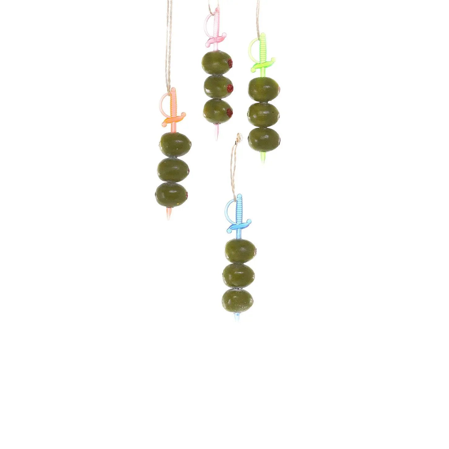 Cody Foster & Co 4 Piece Assortment Cocktail Olives Ornaments