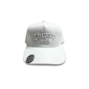 008. WATER REPELLENT LOGO TRUCKER | White