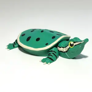 Soft Shell Turtle - 3D Printed Articulating Figure