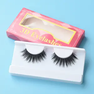 (Do Not Order Separately)3D Faux Synthetic Eyelash Clusters Kit - Handmade, Realistic, Cross-Messy Curly Extensions for Natural Nude Makeup with Free Gift