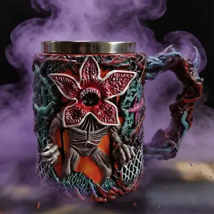 Stranger Things Demogorgon 304 Stainless Steel Mug Cup, Coffee Mugs, Durable & Stylish Drinkware, Perfect Gift Idea for Fans