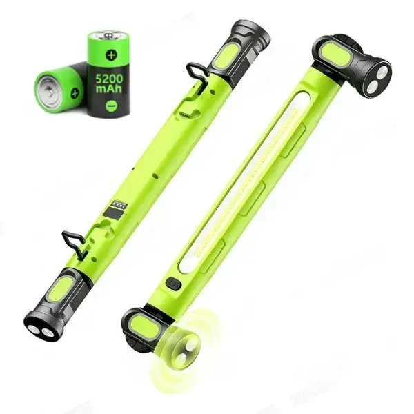 2026 New Rechargeable Magnetic LED Work Light Bar - Under Hood Light for Auto Repair, Garage & Detailing, Cordless Portable Trouble Light with Strong Magnet & Hanging Hook