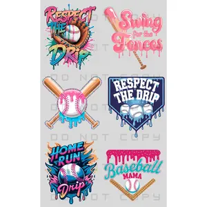 Baseball Drip Pre-Made Gang Sheet
