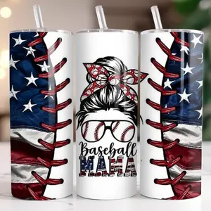 20oz Baseball Mom Tumbler