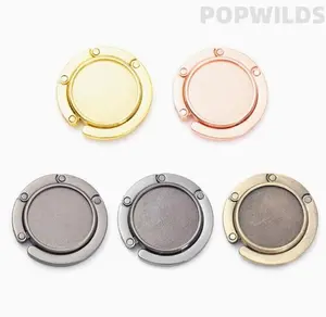 Compact foldable purse hook, ultra portable and sturdy. It safely hangs your handbag at cafes, libraries and other public places. Unisex for daily use and travel, a thoughtful practical gift choice for fashion lovers around you.