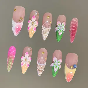 NailVesta PETAL GELATO – 100% Handcrafted 3D Press-On Nails | Reusable, Long-Lasting, Salon-Quality black lace nail art nail art