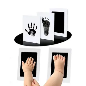 Baby Hand & Foot Print Maker, 1 Count Baby Souvenir Hand & Foot Print Making Kit, Newborn Keepsake, Children's Gift