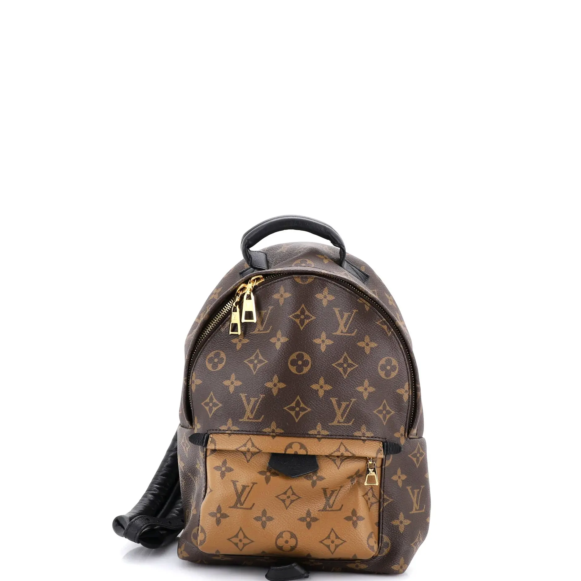 Pre-owned Louis Vuitton Canvas Coated Backpacks Palm Springs Backpack Reverse Monogram Canvas PM by Rebag
