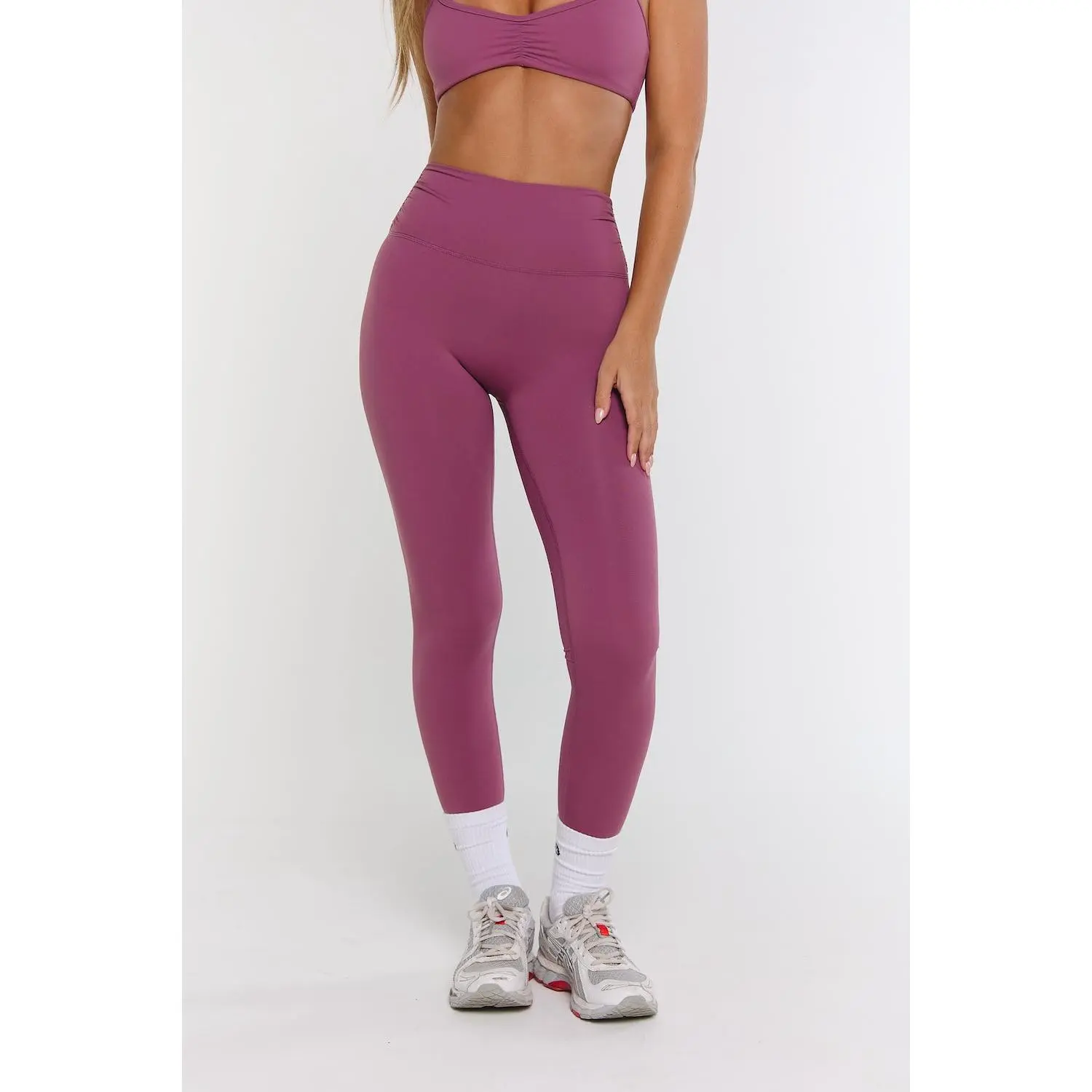 Astoria Airvíve Ruched Legging - Sugarplum