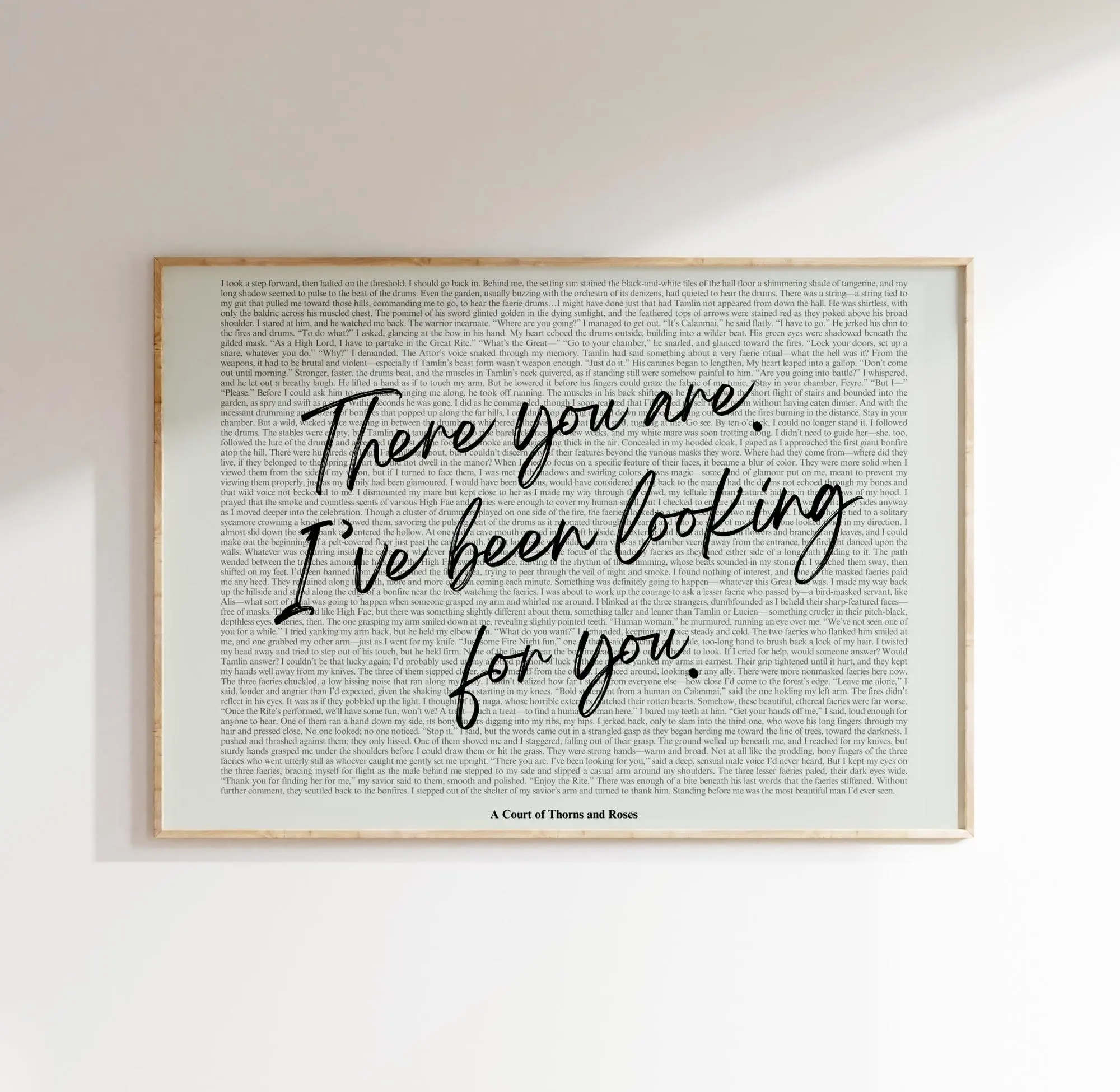Acotar Wall Art Print, Acomaf, Velaris, Book Quotes Prints, Bookish Poster, Book Lover Art Print