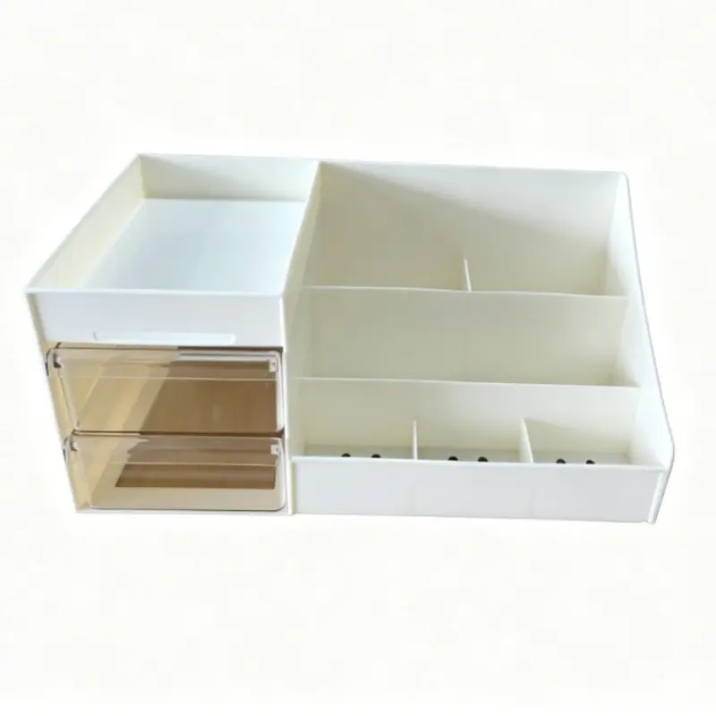 Cosmetics storage box, cosmetics display rack, perfume storage rack, Makeup box organizer, Multifunctional Storage, suitable for storage of cosmetics, skin care products, office stationery