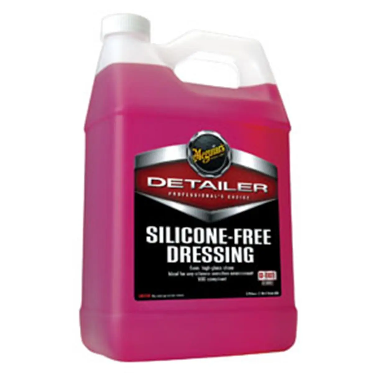 Meguiars D16101 Silicone-Free Car Rubber & Plastic Dressing, VOC-Compliant, 1-Gallon Deep Shine Formula for Automotive Paint Care