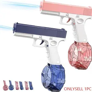 Electric Glock Water Gun, Full-Auto Repeating Water Gun, Large Capacity, Summer Beach Play Toy, Ideal Gift for Kids Who Love Swimming