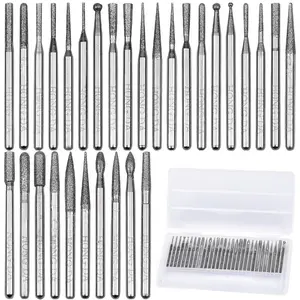 Hardness rotary file set, alloy grinding head, metal polishing, wood root carving and grinding head