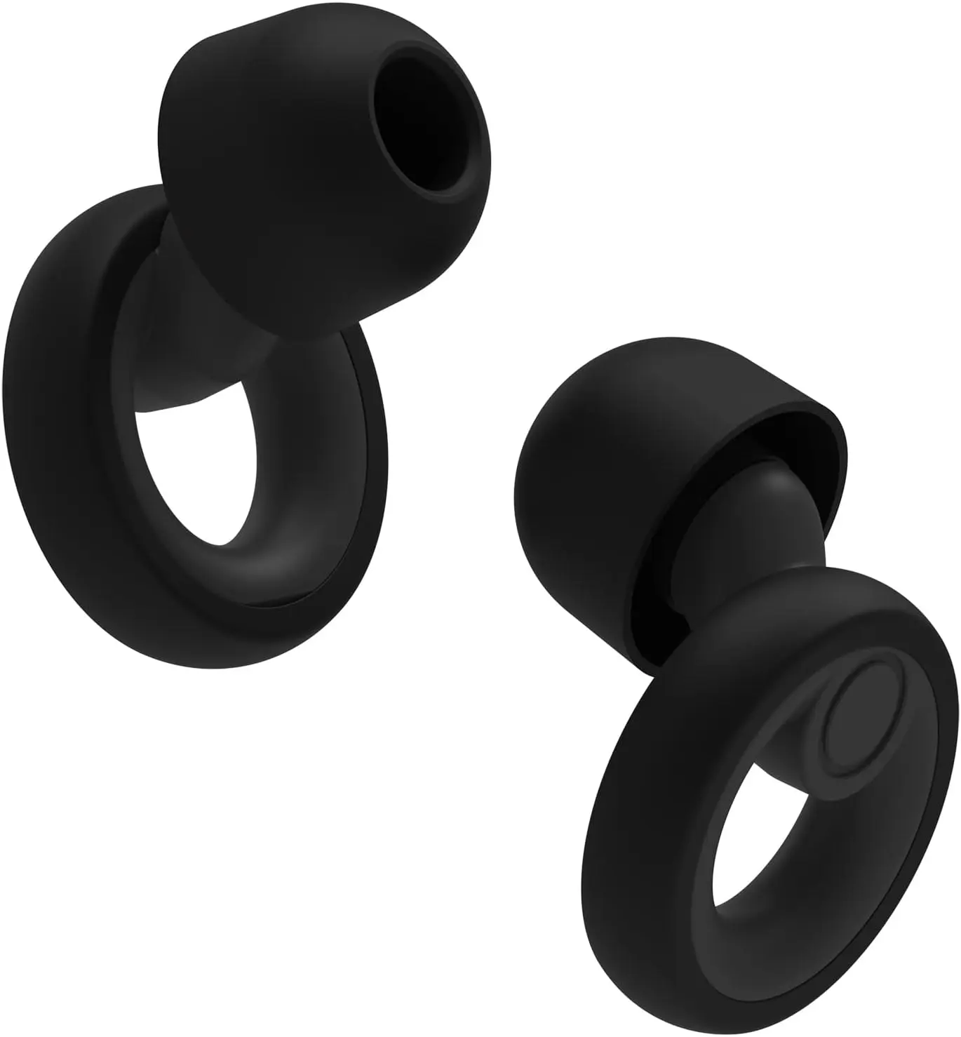 Silicone Noise Cancelling Ear Plugs with -30dB Reduction, 8-Size Soft Gel Tips, Small Storage Box & Clearer Listening Support, Durable Non-Medical Earplugs for Sleep, Concerts, Sleeping, Ergonomic, Motorcycling, Portable, Sound-Dampening, Studying