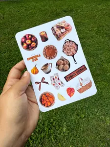 Fall Favorites Sticker Sheet – Cozy Autumn Stickers for Journaling, Scrapbooking & Planners