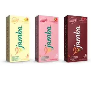 Jamba Juice Drink Mixes - Strawberry Flavor - Vitamin Packed Smoothie Powder (6 Sticks) - Low Calorie, 3G Energy, Healthy Immune Support, Mixed Flavors