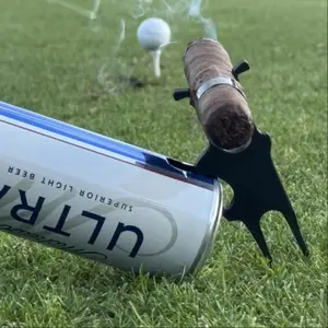 Gimme Golf Tool Multifunctional Cigar Clip, Golf Accessory, Magnetic Holder for Golf Balls & Accessories, Ideal for Golfers' Convenience