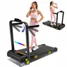 【Summerwins】YPOO Handrail Walking Pad - 16% Adjustable Incline for Glutes & Legs Activation, Dynamic RGB Lighting, Quiet Compact Cardio at Home Gym Equipment, Space-Saving Treadmills for Home