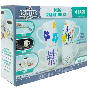 Tulip Painted by Me Mug Painting Kit 4 Pack