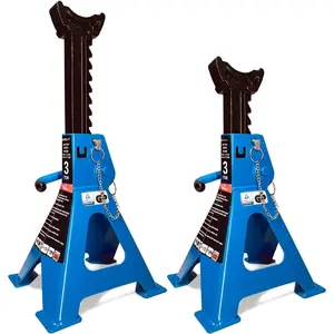 Jack Stands 3 Ton with Double Locking and Large Foot Base for Lifting ,SUVS,MPVS, Heavy Duty Steel, 6600 lb Capacity, 2 Packs
