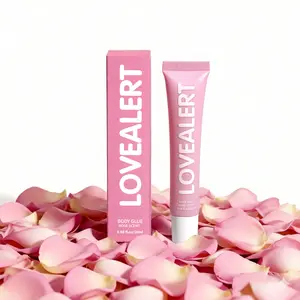 LOVEALERT Body Adhesive Sweat & Water Resistant, Stain Free Formula for Cut, Strapless & Open-Back Outfits, Easy Removal with Soap and Water, Ideal for Secure and Confident Wear