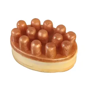 Bourbon Butterscotch Massage Soap Bar for Men - Handmade All Natural Soap with Goat Milk & Shea Butter - Gentle Body Care, Scented Fragrance Cleanser