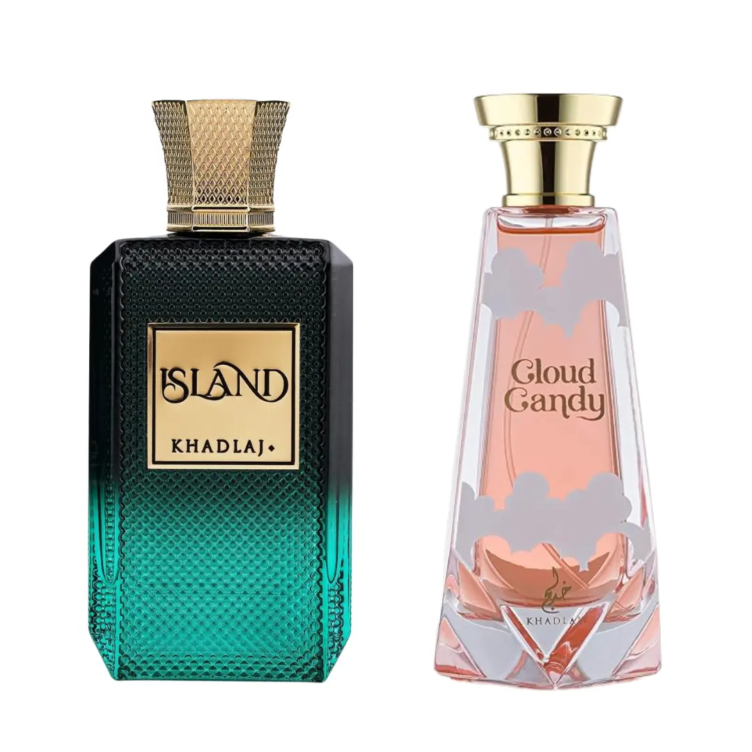 Packaged Men's 2-Piece EDP Liquid Perfumes Fragrance Variety Pack - Island & Cloud Candy Scents, 150ml Total, Boxed Men's Fragrance, Paradise Escape Experience