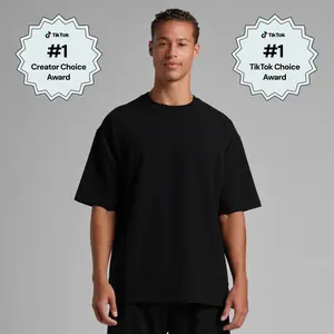 Comfrt | Luxe Terry Tee | Men's Micro French Terry Oversized T-Shirt Fabric Top