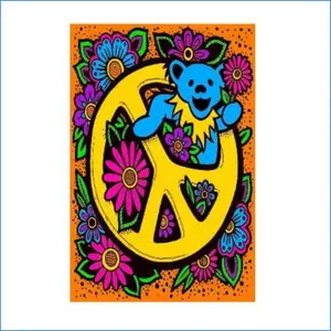 Grateful Dead - Peace Bears Tapestry Wall Hanging