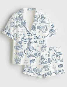 Going To The Chapel Pajama Set, We're Gonna Get Married Silk Pjs, Wedding Day Luxury Sleepwear, Bridal Party Gift, Bride Loungewear #Pajamas