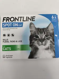 FRONTLINE Spot on for Cats,6 Doses- flea and tick treatment,fly repellent