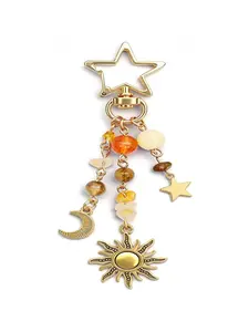 Sun and Moon Keychain, Valentine's Day Gift, Best Friends Key Chain Set, Party Favors, Holiday Christmas Family Gathering, Clip Keychain, Cute Keychain