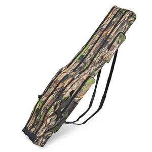 Portable Fishing Tackle Storage Bag, Large Capacity Design Fishing Rod Bag, Durable Oxford Fabric Fishing Gear Organizer Bag, Fishing Rod Covers, Fishing Pole Bag