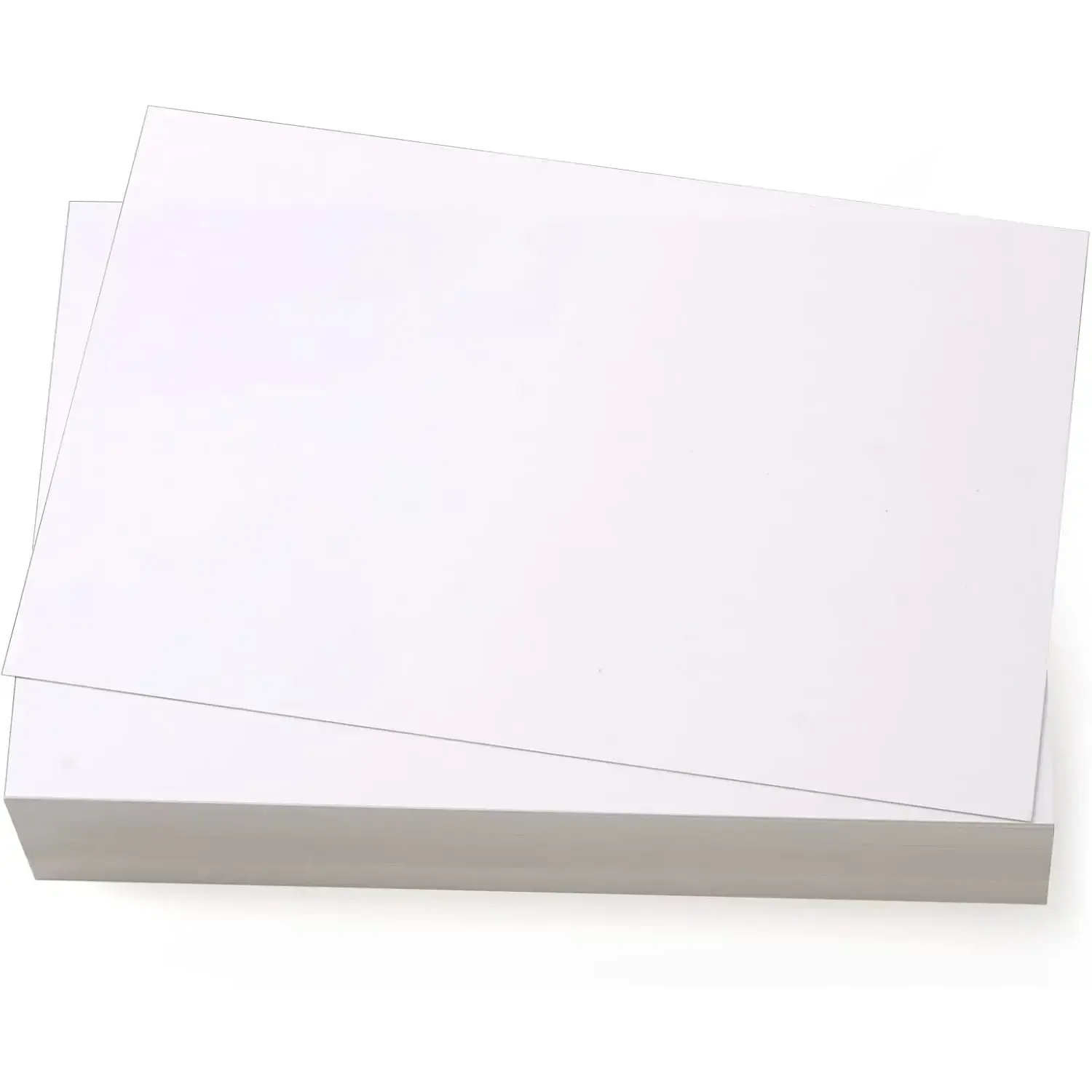 56 Pack 5x7 White Blank Cardstock Paper, 250GSM Thick, 90 lb, Printable on Both Sides 56 Pack 5x7 White Blank Cardstock Paper, 250GSM Thick, 90 lb, Printable on Both Sides